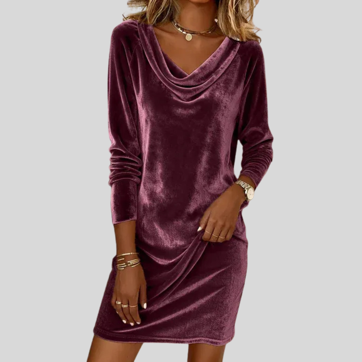 Frosina | Loose Fitting Velvet Dress