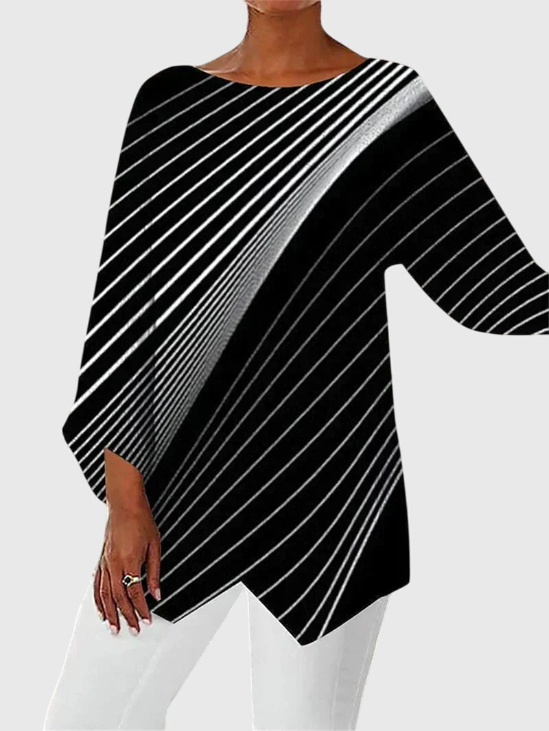 Annie | Elegant Crew Neck Top