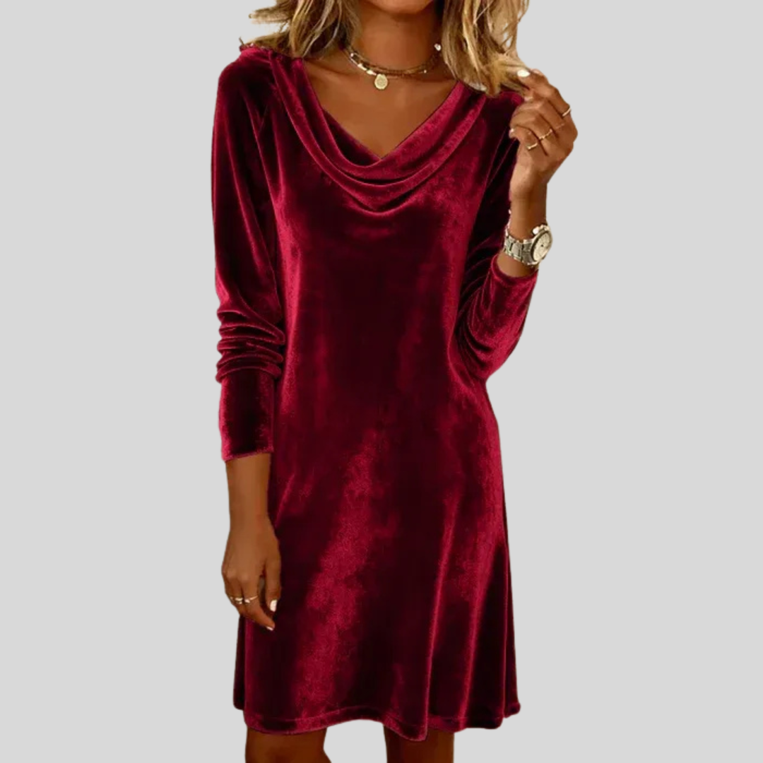 Frosina | Loose Fitting Velvet Dress