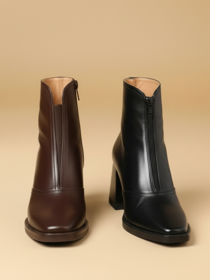 Diane | Sleek Leather Boots