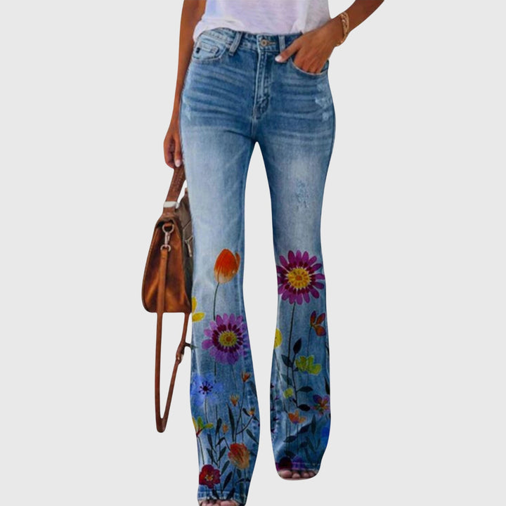 Cheri | Floral Print Trousers