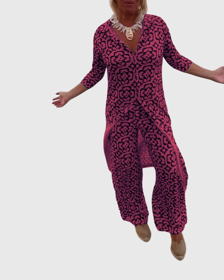 Sanne | Elegant Vintage Two-Piece Set