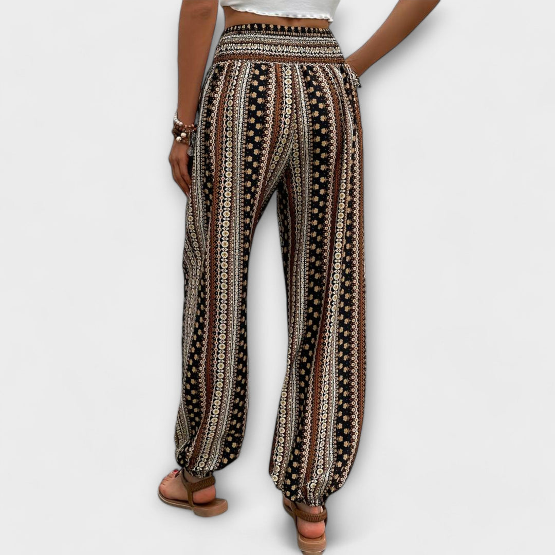 Emily | Ethnic Graphic Trousers