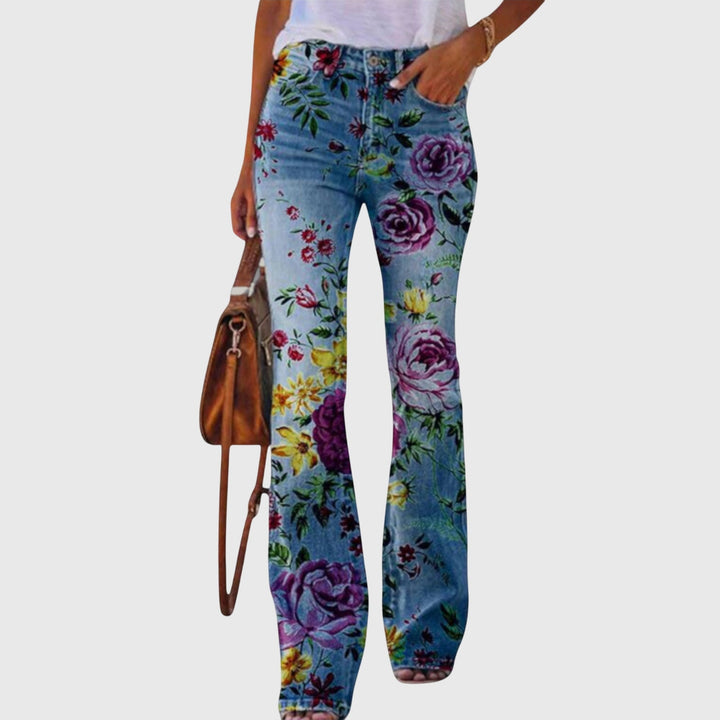 Cheri | Floral Print Trousers