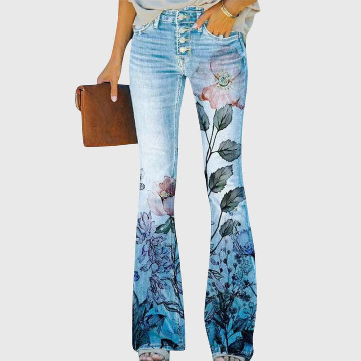 Cheri | Floral Print Trousers
