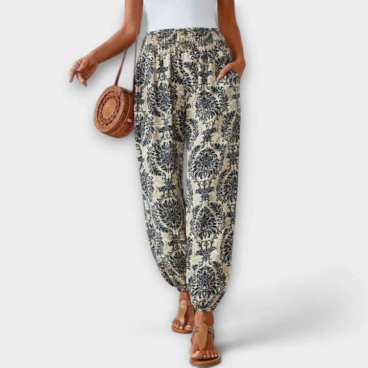 Emily | Ethnic Graphic Trousers