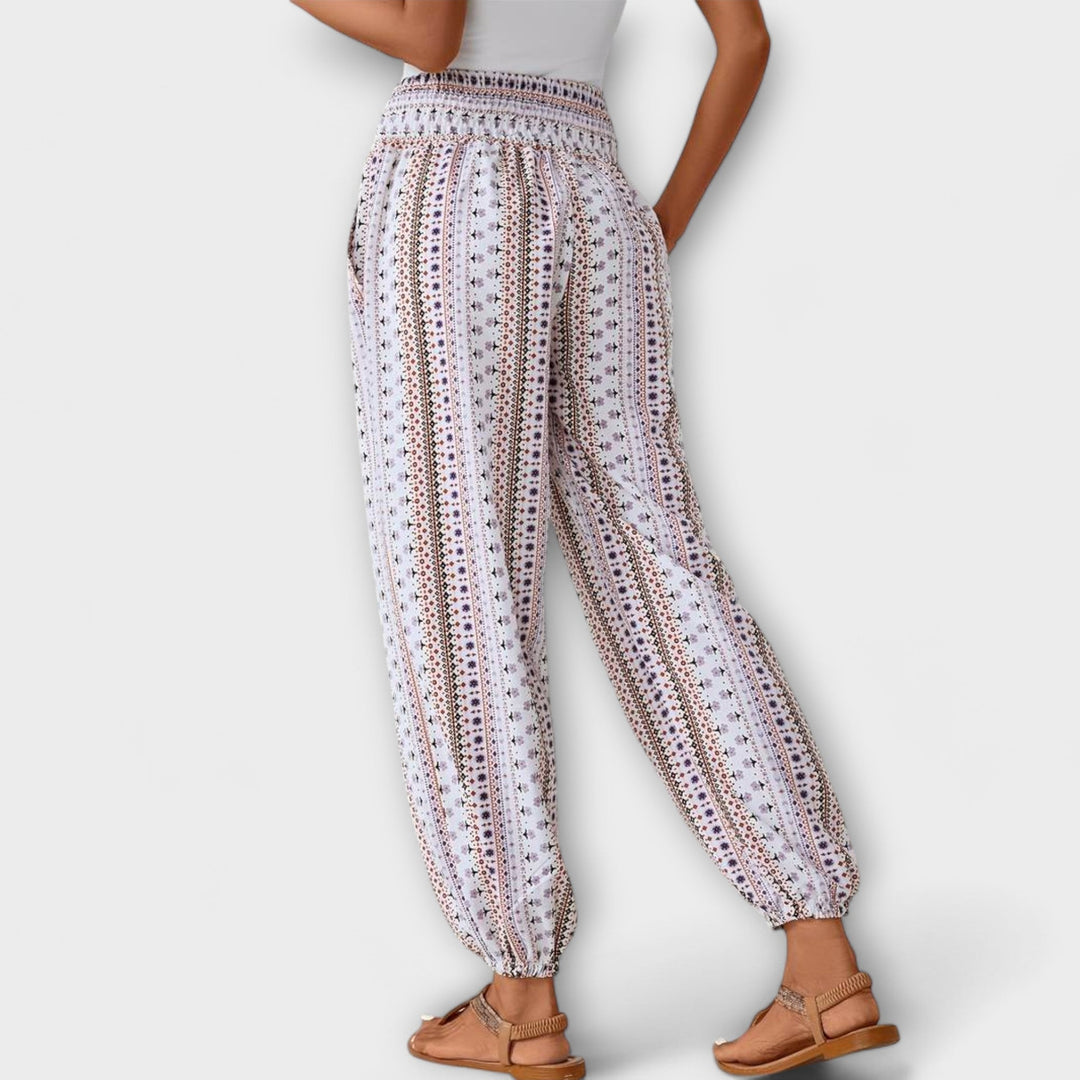 Emily | Ethnic Graphic Trousers
