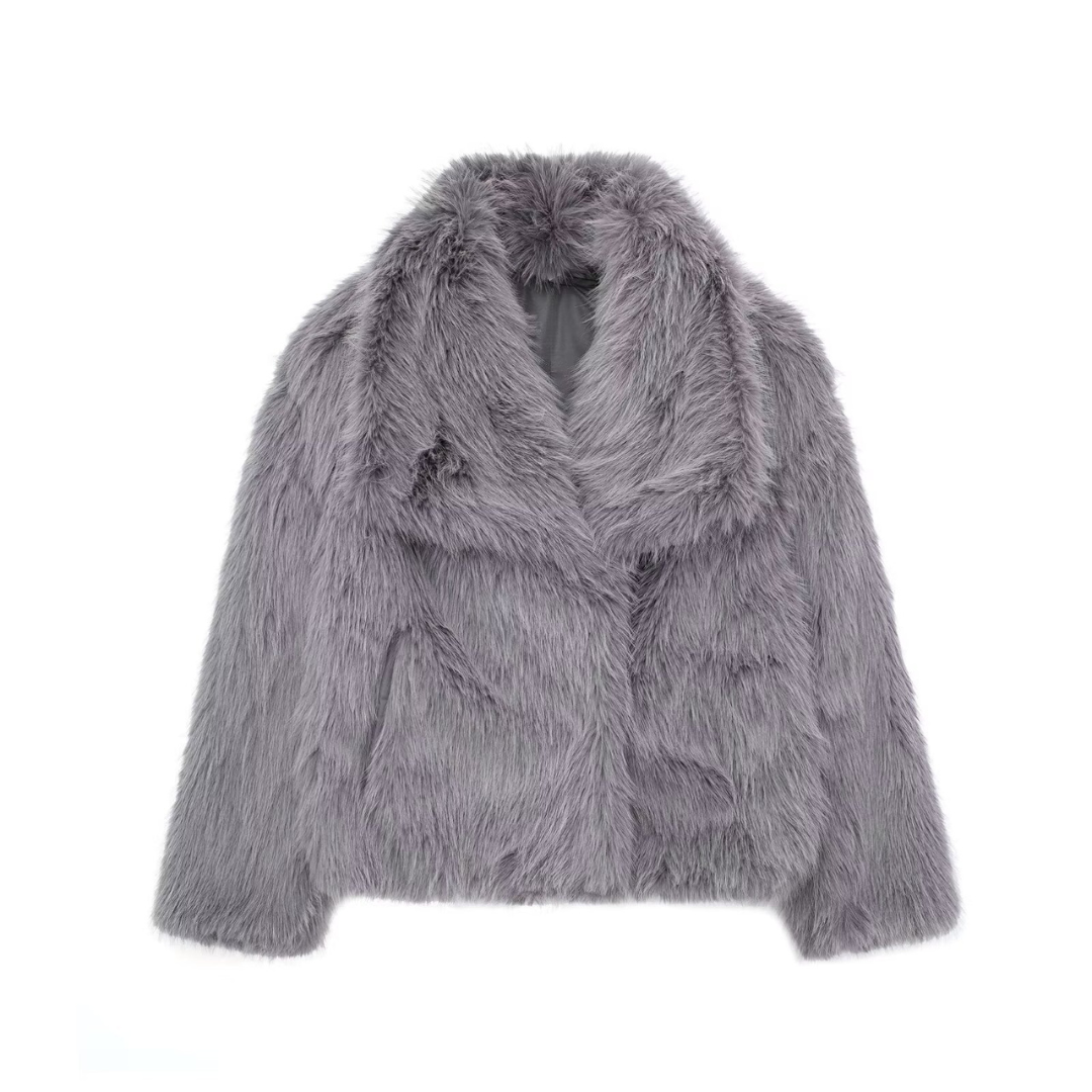 Vibeke | Fur Effect Coat