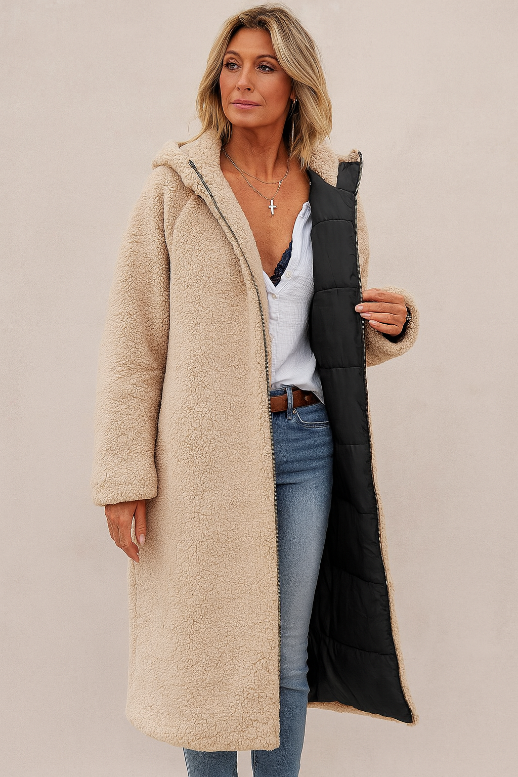 Sascha | Elegant Reversible Coat