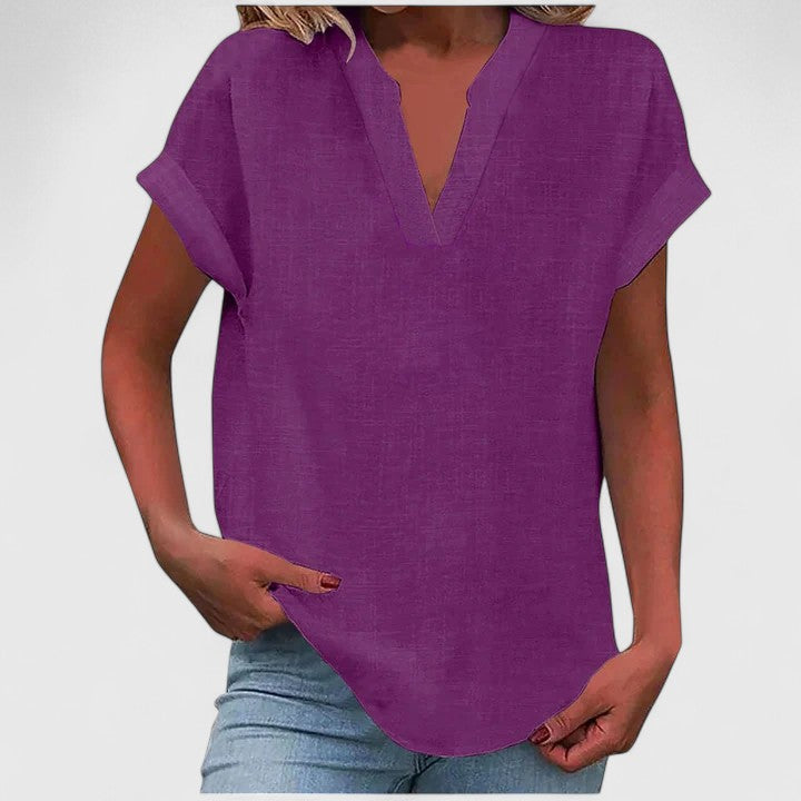 Annie | Comfortable V-Neck Blouse