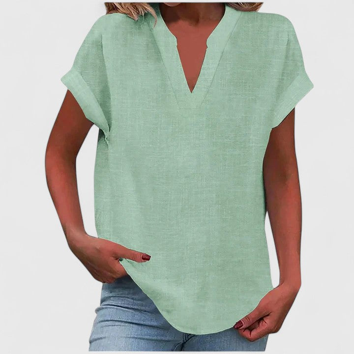 Annie | Comfortable V-Neck Blouse