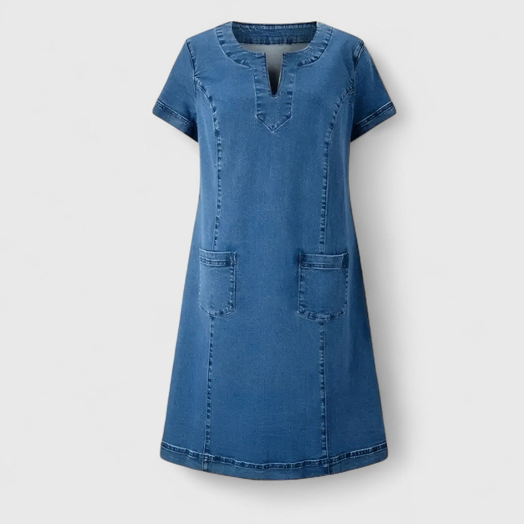 Louisa | Elegant Denim Dress