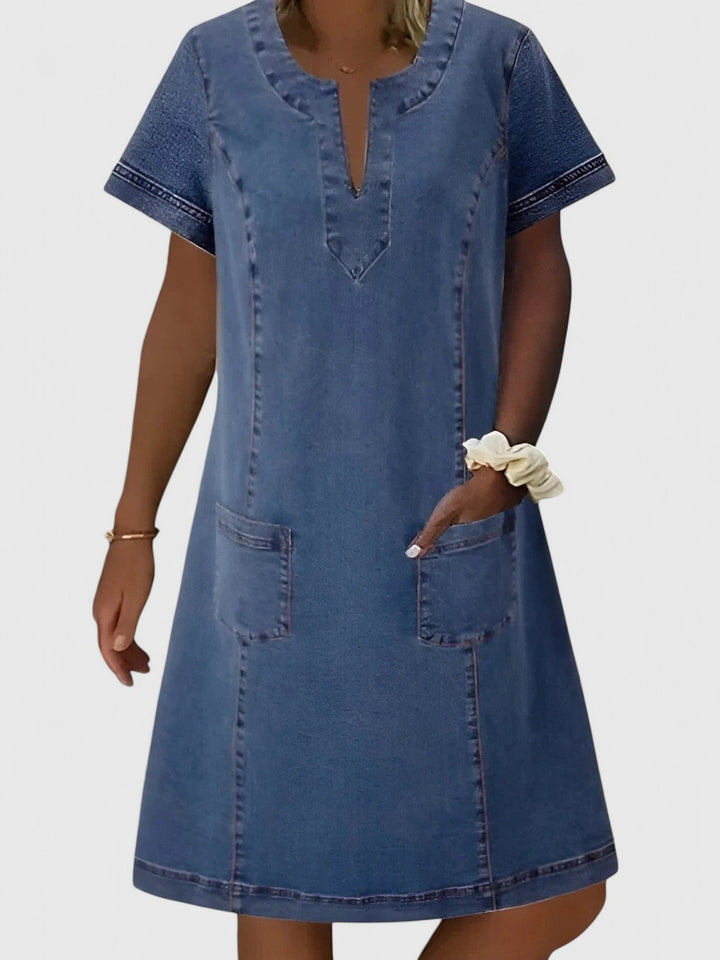 Louisa | Elegant Denim Dress