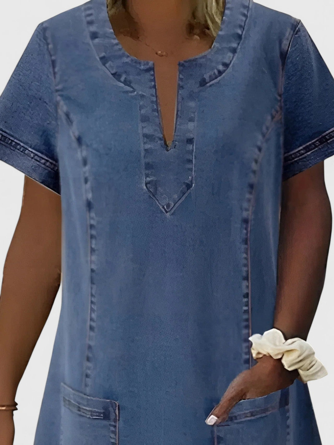 Louisa | Elegant Denim Dress