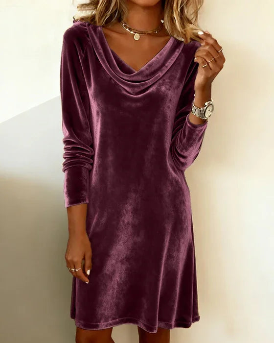 Lunori | Frosina Velvet Dress