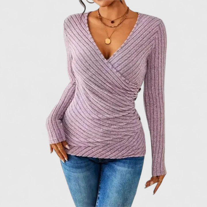 Shelley | Elegant Tucking Top