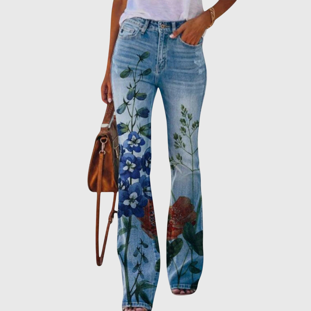 Cheri | Floral Print Trousers