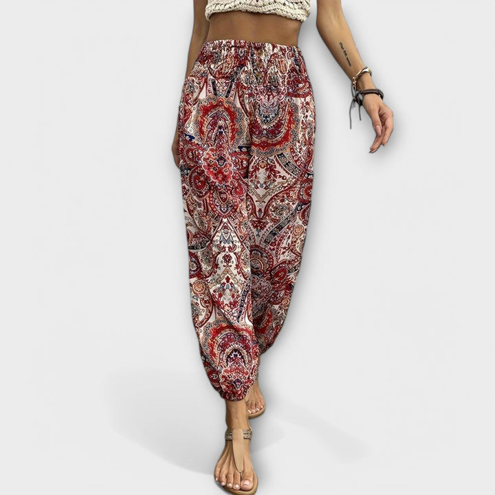 Emily | Ethnic Graphic Trousers