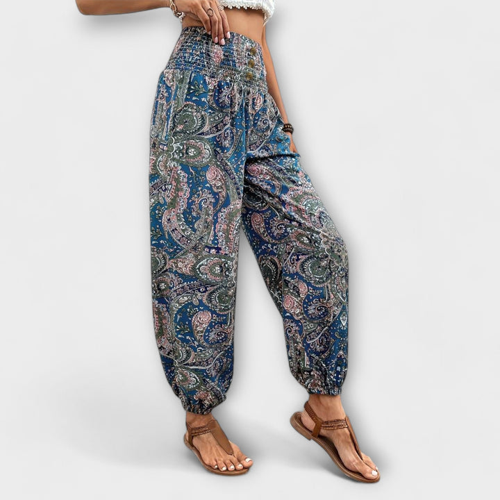 Emily | Ethnic Graphic Trousers