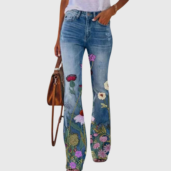 Cheri | Floral Print Trousers
