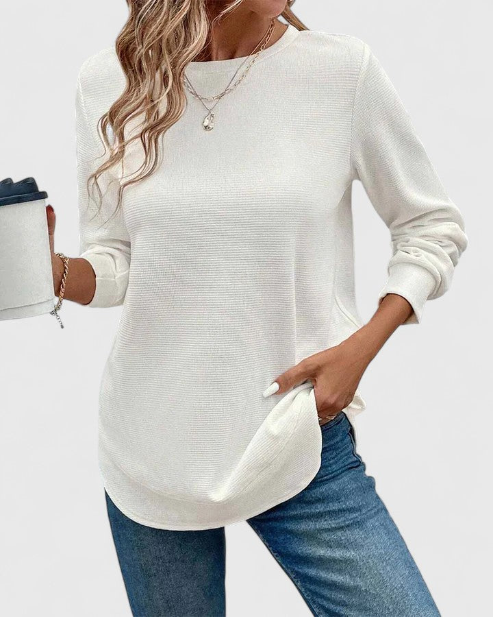 Jill | Elegant O-Neck Long Sleeve